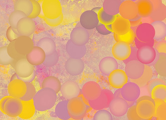 Abstract background in pink yellow soft colors