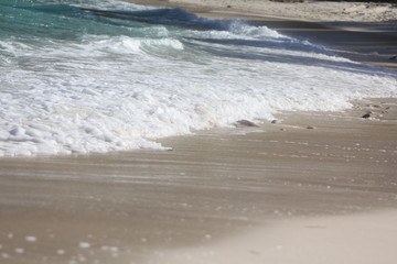 private beach tropical island