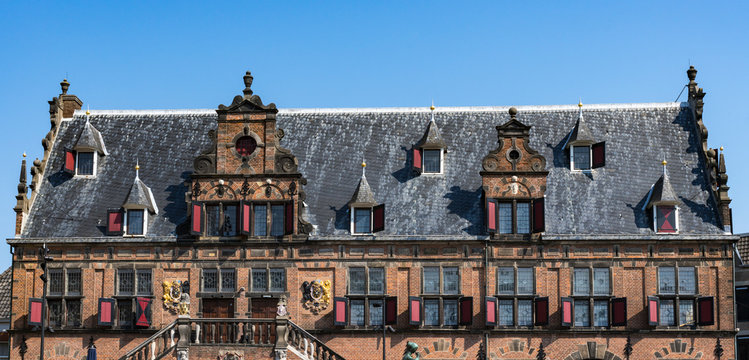 building De Waagh on  square Grote Markt in Nijmegen, The Netherlands