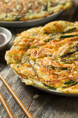 Homemade Korean Pajeon Scallion Pancakes