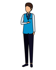 flight attendant avatar character