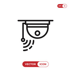 CCTV icon. Security camera symbol