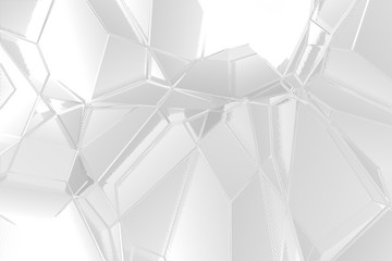 Abstract background of polygons.