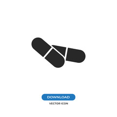 Pills vector icon