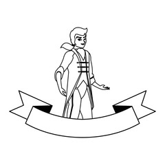 Fototapeta premium prince charming of tales character