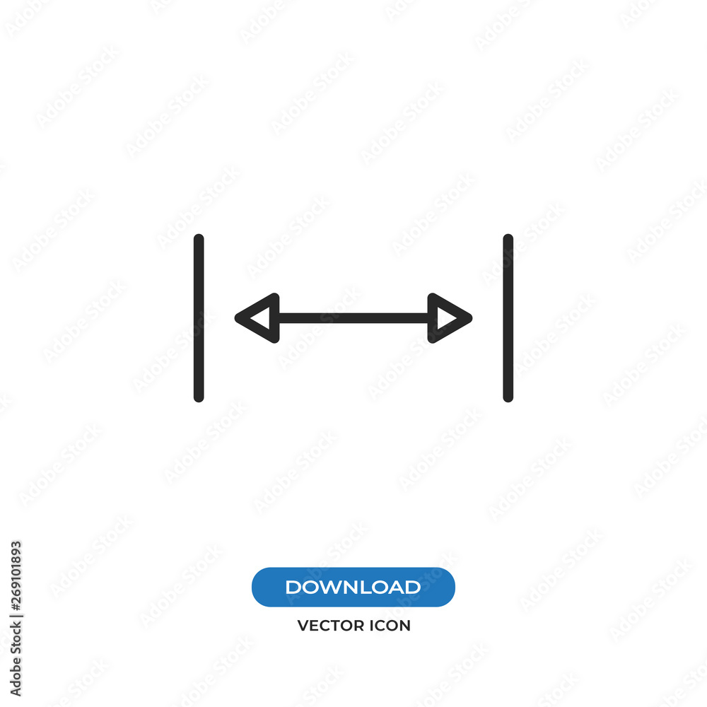 Poster resize vector icon
