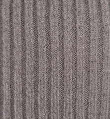 background of knitted wool threads, knitting on the cap, headdress close-up