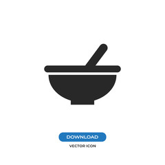 Bowl vector icon