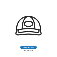 Fototapeta premium Cap vector icon