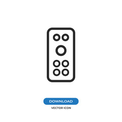Remote control vector icon