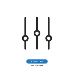 Settings vector icon