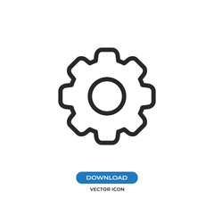 Setting vector icon