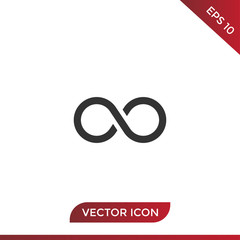 Infinity vector icon