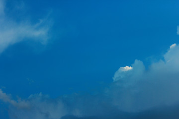 summer spring cloudy blue sky