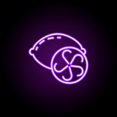 lemon dusk icon. Elements of Vegetables in multi color style icons. Simple icon for websites, web design, mobile app, info graphics on white background