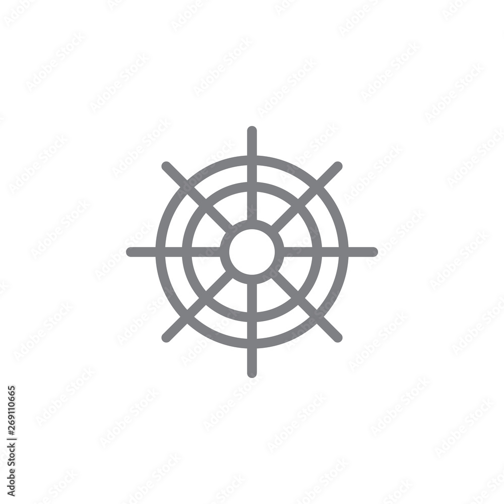 Aufkleber helm icon. element of beach holiday icon. thin line icon for website design and development, app dev