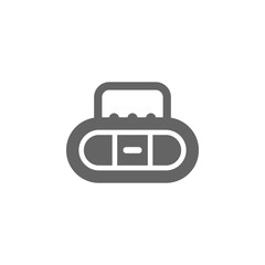 Music festival, boom box, music player, musical instrument icon. Element of music festival icon. Premium quality graphic design icon. Signs and symbols collection icon
