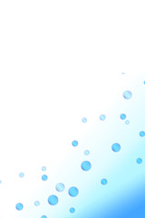 Illustration of splash or carbonate. 水しぶきまたは炭酸のイラスト