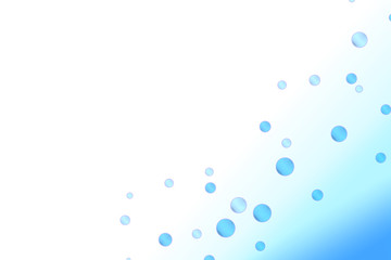 Illustration of splash or carbonate. 水しぶきまたは炭酸のイラスト