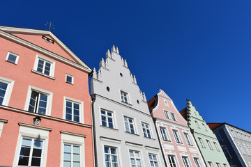 Denkmalgeschützte Architektur in Landshut