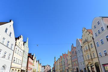 Fototapeta premium Denkmalgeschützte Architektur in Landshut