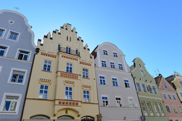 Denkmalgeschützte Architektur in Landshut