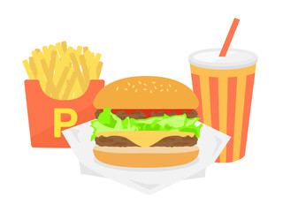 ハンバーガーセット