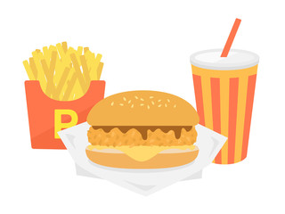 ハンバーガーセット