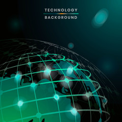 Global technology background