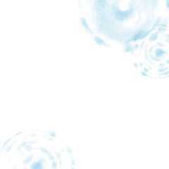 水面　水彩　イラスト