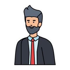 young businessman avatar character