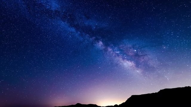 Aquarids Meteor Shower 2019 Milky Way Galaxy Time Lapse South Sky Wide Shot 01
