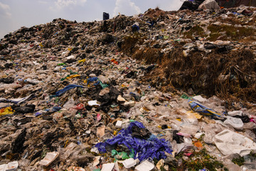 Mountain garbage in developing countries South East Asia 	