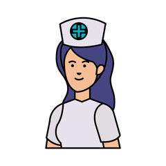 professional female nurse character