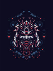 helmet, samurai, warrior, japan, vector, illustration, mask, japanese, traditional, face, asian, tattoo, art, oriental, head, design, culture,  armor, graphic, war, ninja, demon, armour, fighter, shog