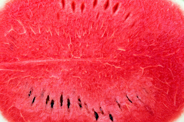 Texture of red ripe watermelon