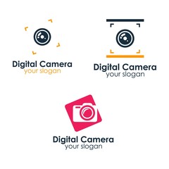 Camera Logo Template Design Vector