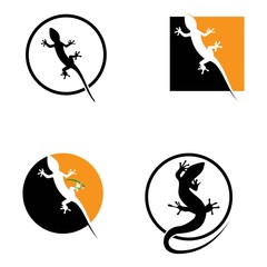 Lizard Logo Template Design Vector