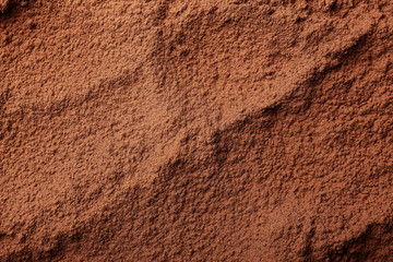 Texture of cocoa powder as background