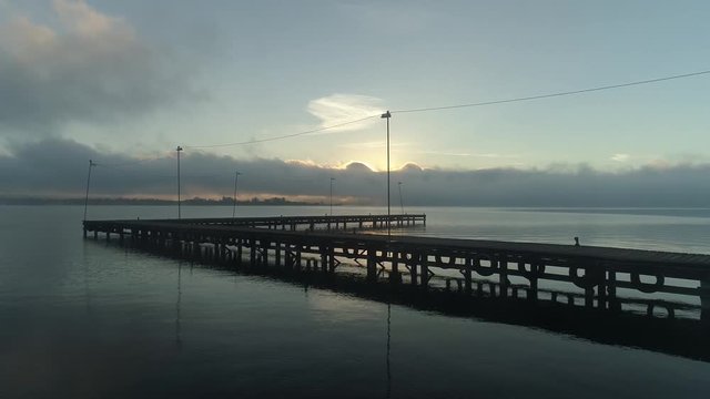 Pier no lago Parano&aacute;