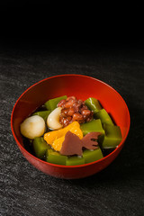 抹茶の和スイーツ　traditional Japanese Sweet taste desert
