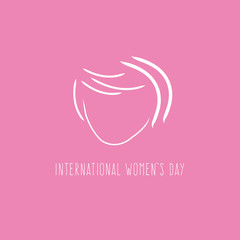 Fototapeta na wymiar illustration of international womens day