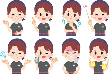 Tavern Male Staff Set