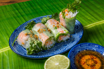 生春巻き　ベトナム料理　Vietnamese variety