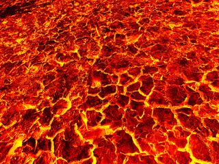 red lava and texture background.