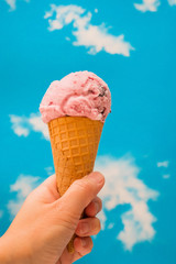 アイスクリーム　ジェラート　Midsummer cold ice cream