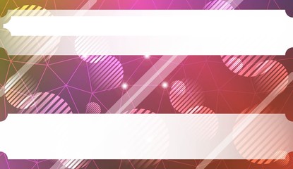 Fototapeta premium Decorative pattern with polygonal triangles style. line. circle. Background for your business project. Advert, template screen. Vector illustration. Creative gradient color.