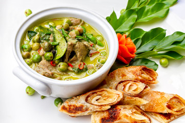 Beef  green curry - Thai halal food