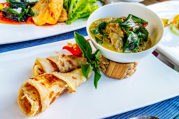 beef green curry - Thai halal food