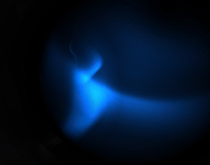 Shiny neon geometric waves template